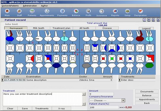 Medical billing software - Patients administration