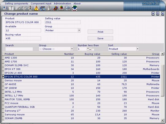 Computer shop billing software - Computer store management systems