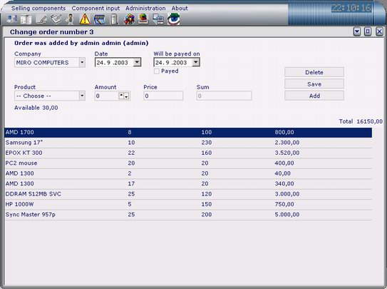 Computer shop billing software - Computer store management systems