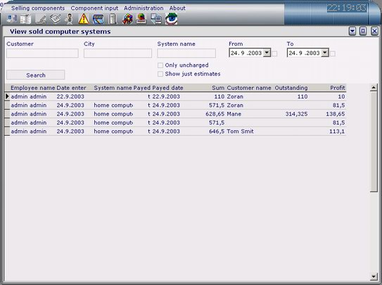 Computer shop billing software - Computer store management systems